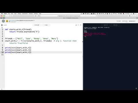 video9 4 The filter function in Python