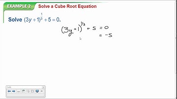 Algebra 2 Lesson 6 7: Solving Radical Equations and Inequalities