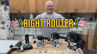 Did You Choose The Right Festool Router ?