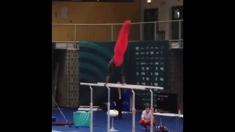 Gymnastics videos ll amazing parallel bar skills