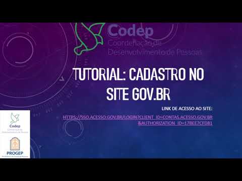 Tutorial: Cadastro no site Gov.br