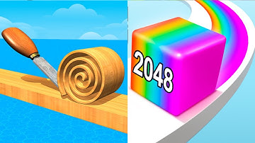 Spiral Roll VS Jelly Run 2048 - MAX LEVEL Gameplay Walkthrough (Android,iOS) NEW UPDATE