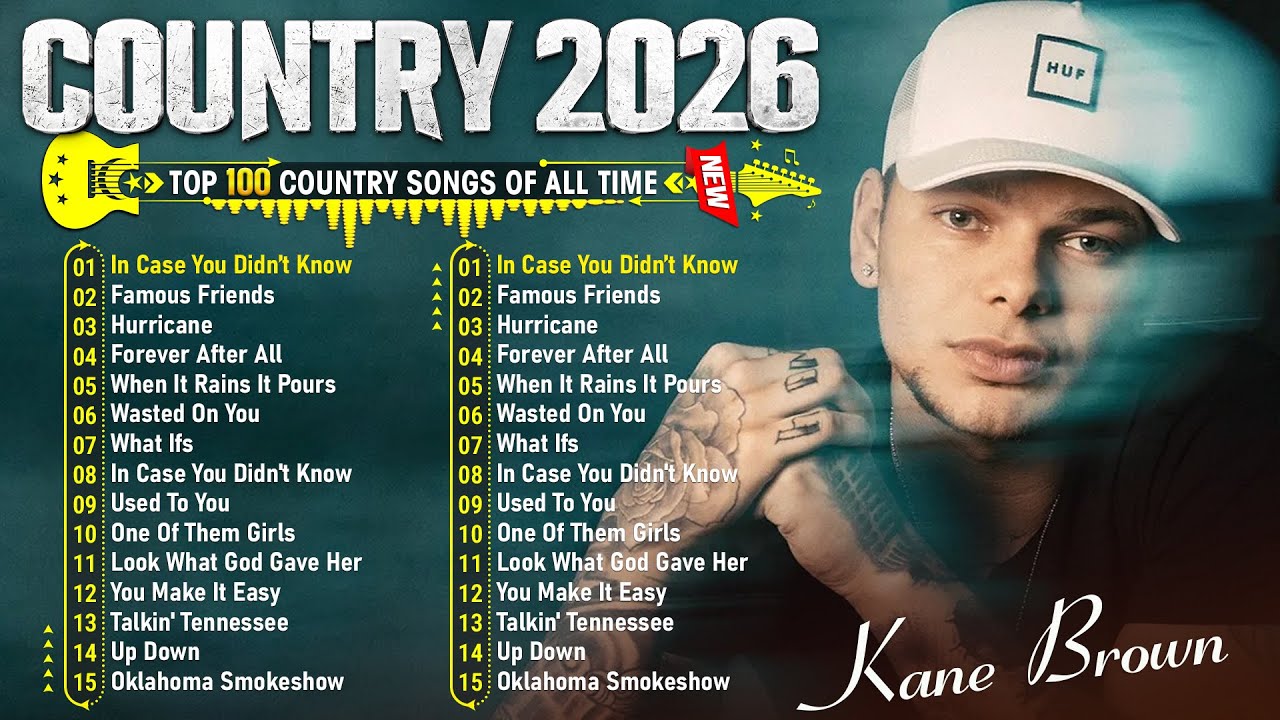 New Country Music Mix 2026 - Kane Brown, Morgan Wallen, Luke Bryan, Chris Stapleton, Luke Combs,