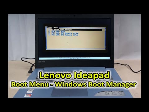 Boot Menu display - Windows Boot Manager | Lenovo Ideapad 320, 330