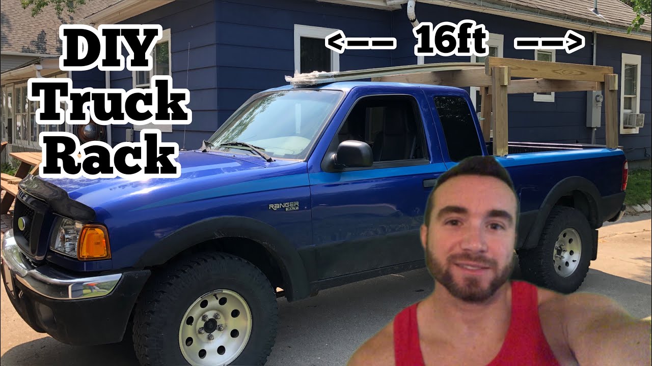 DIY Wooden Truck Rack (Quick Setup & Teardown Build) 