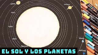 🌎🌑🌕 Cómo pintar el Sol y los ocho planetas en órbita a escala real ☀️🪐🚀 by Papel & Lápiz Dibujos 16,570 views 6 months ago 12 minutes, 54 seconds