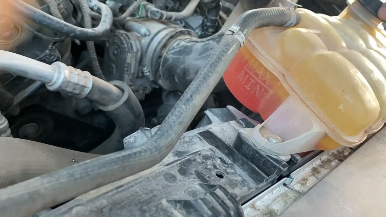 Purging air from coolant system 2017 f150 5.0 part 2 YouTube