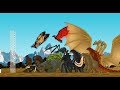 Monsters Size Comparison 3 : Mothra,Behemoth,Scylla,Methuselah,Rodan  | PANDY Animation 13