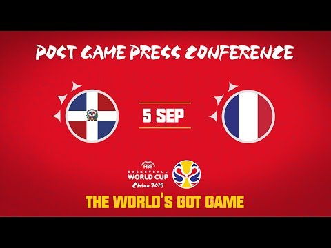 Dominican Republic v France - Press Conference - FIBA Basketball World Cup