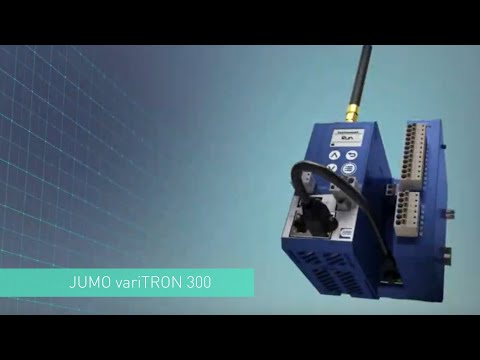 JUMO variTRON 300 I Compact automatiseringssysteem met optionele draadloze interface.