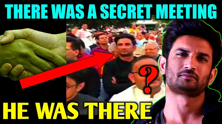 The Secret meeting between SSR who  || Sushant Sin...