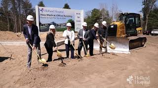 Holland Hospital Breaks Ground on New Medical Building in Saugatuck, Michigan (Short)