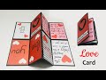 Valentines Day Cards | Valentine Cards Handmade Easy | Greeting Cards Latest Design Handmade | #403