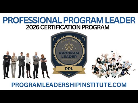 Professional Program Leader Certification (chapter 1: Preamble)