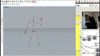 Body Tracker Test with Firefly for Grasshopper