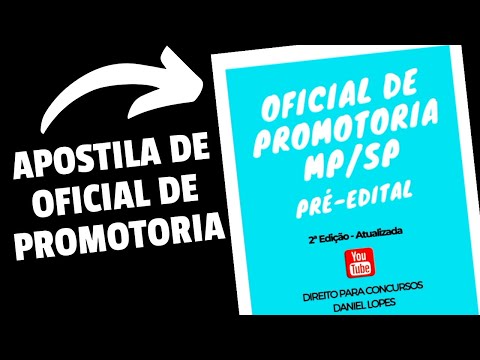 Apostila MPSP Oficial de Promotoria Concurso 2021 Vunesp