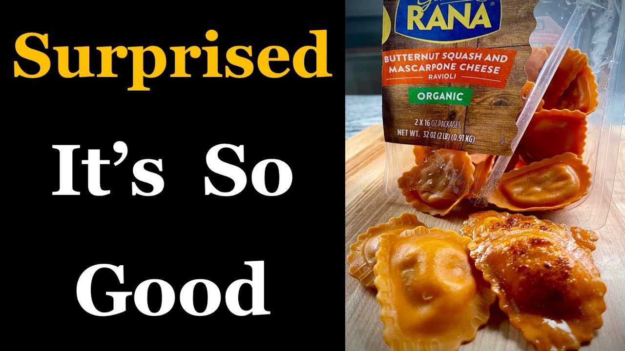 5 Minute Meal | Butternut Squash Ravioli From Costco | Delicious