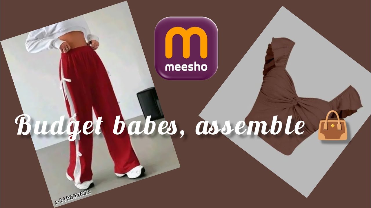 Korean Chic Meets Desi Sass 💃 | Meesho Fashion Haul ft. Ruffle Crop & Power Pants 