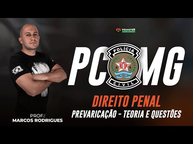 Concurso PP MG - Legislação Especial - Questões - Monster