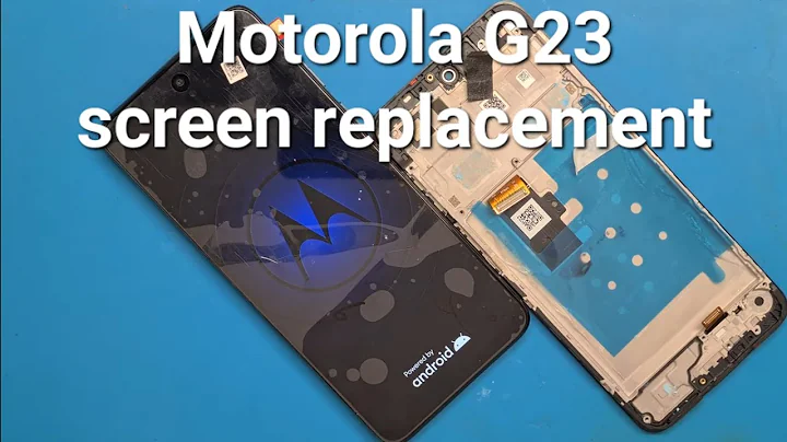 Motorola g23 screen replacement and disassembly original display