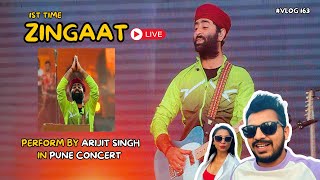 Arijit Singh Live Concert in Pune 2024 | Zingaat by Arijit Singh | Vatsal Jariwala | #vlog 163