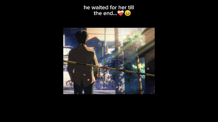 He waited for her till the end..😭❤️‍🩹 #anime