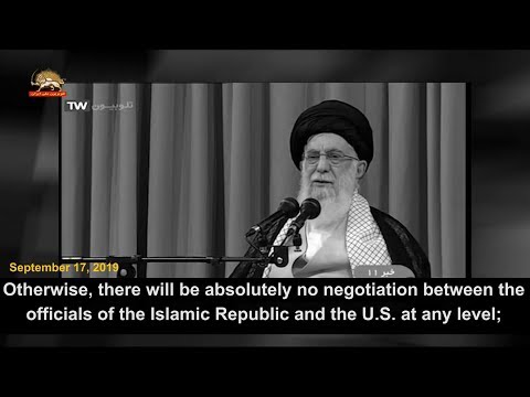 Iranian regime leader Ali Khamenei rejects negotiations with the U.S.