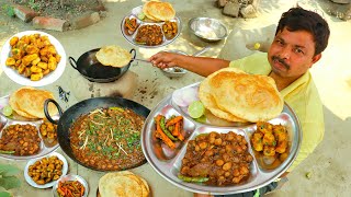 छोला भटूरे बनाने की आसान विधि - छोला भटूरा पंजाबी - Bhature Recipe - Secret Chole bhature 😍 #Street screenshot 4