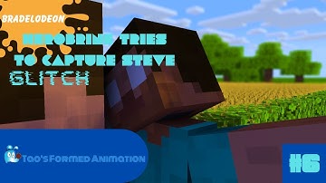 Herobrine tries to capture Steve 6: Glitch {Mine-imator animation}