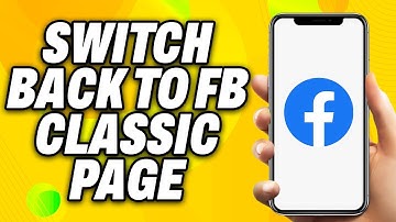How To Switch Back to Facebook Classic Page (2025) - Quick Fix