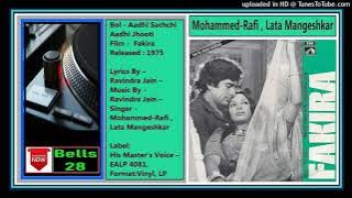 Aadhi-Sachchi-Aadhi-Lata-Mangeshkar,Mohammed-Rafi - Ravindra Jain – Fakira 1975 - Vinyl 320k Ost