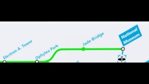 [Green Blue Mix] Automatic Subway Line 1 journey from Electron A. Tower to National Museum