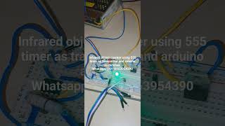 Infrared object counter using 555 timer as transmitter and arduino as receiver.