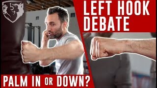 Palm In or Down? The Left Hook Debate!