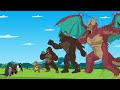 EVOLUTION of KING KONG vs MOTHRA: Kongzilla - Size Comparison | Godzilla Animation Cartoon