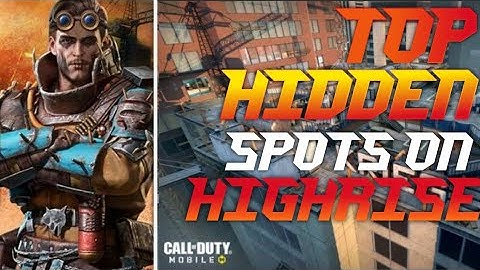 Cod Mobile Highrise New Map Spots all Glitch Secret Location Out Of The Map Glitch