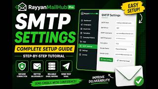 How to Configure SMTP Settings | RayyanMailHub Pro Tutorial