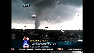 FULL 2011 Cullman Alabama EF4 Tornado Coverage - WBRC