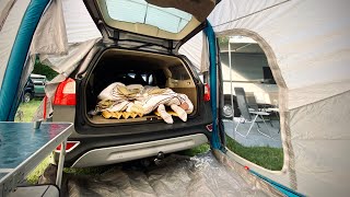 Volvo XC70 utilized to the maximum  camping 4 days this week