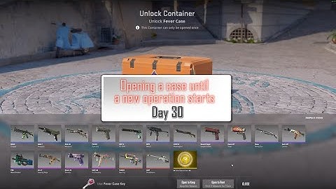 Opening a case until a new CS2 operation starts - Day 30