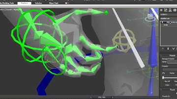 3DS MAX FULL FIGURE RIG with facial controls