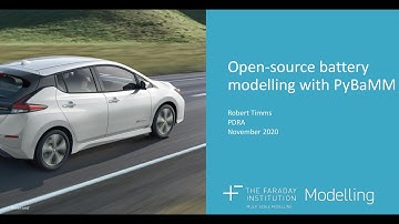 Open source battery modelling with PyBaMM
