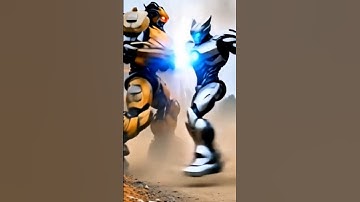 Fighting Robots Magic Fire 🔥  🤛 #car #robot #fight #shorts