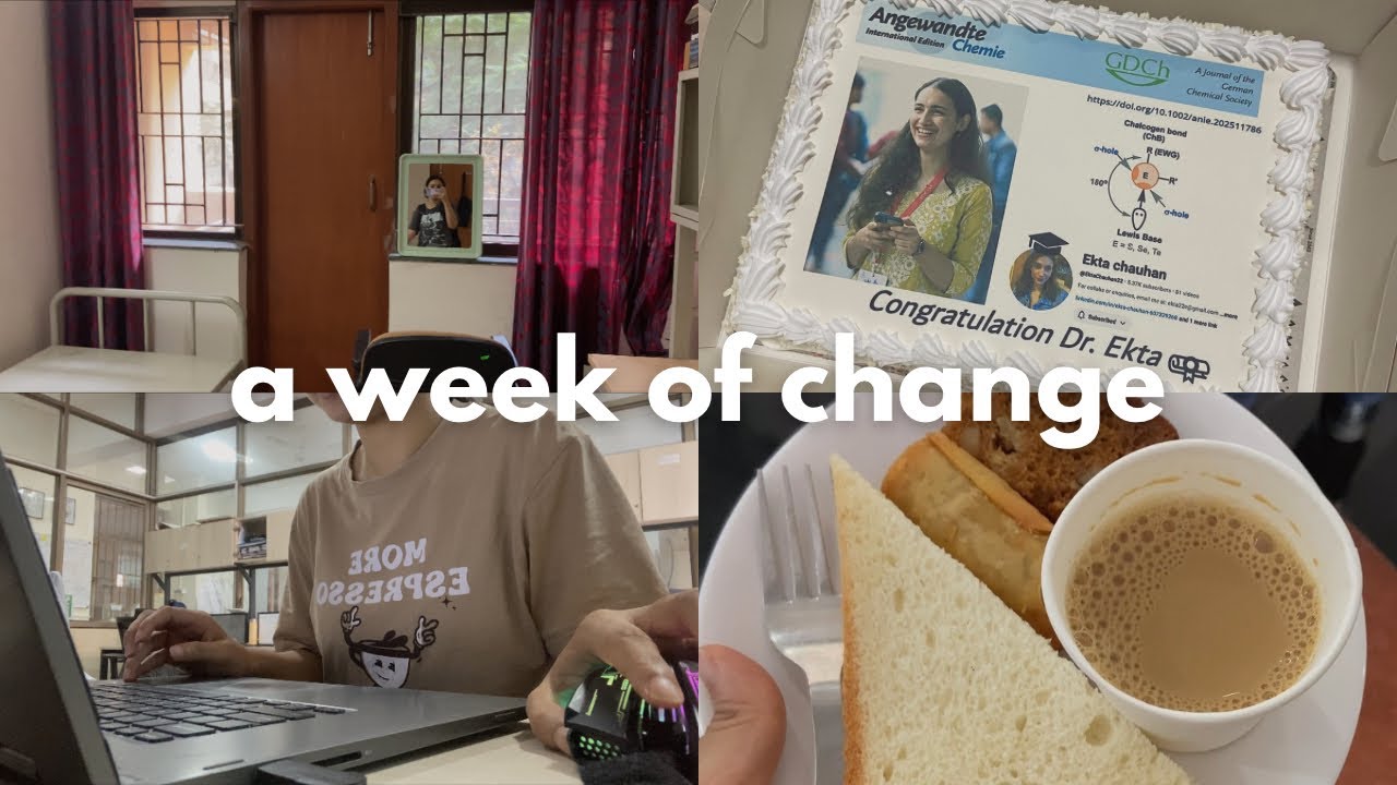 Moving out of IISc, becoming doctor, eating conference food, publishing paper, life of an introvert