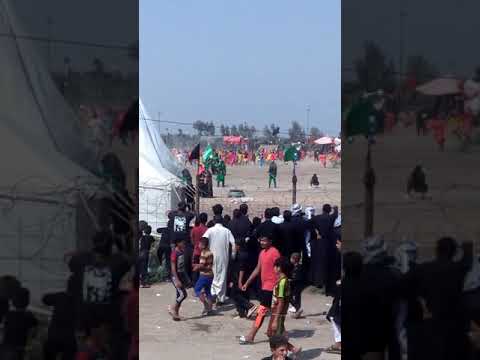 مشهد استشهاد القاسم ع تمثيل واقعه الطف ذي قار قضاء الغراف