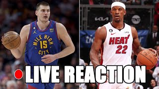 Heat vs Nuggets Game 3 NBA Finals Live Play by Play Reaction