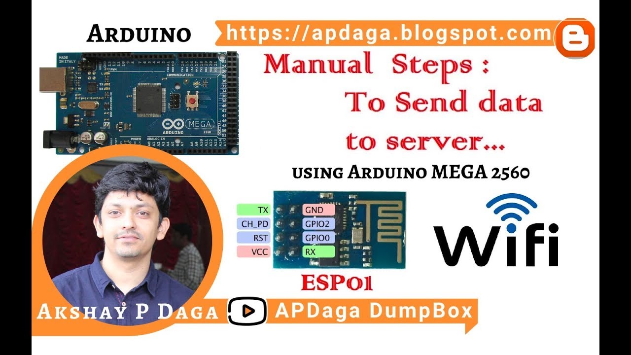 IOT#7b Arduino Mega - Introduction to ESP01 WiFi Module Commands ...