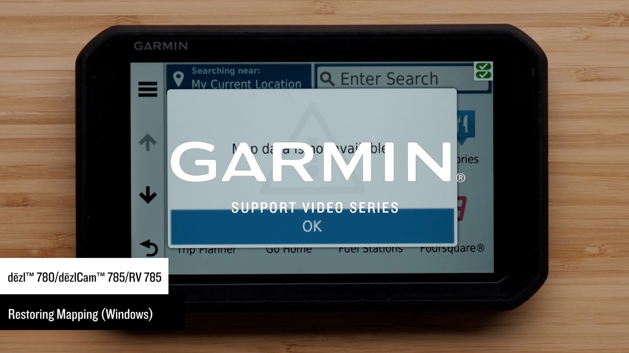 No Detailed Found That Support or "Map data is not available" Error Message | Garmin Support