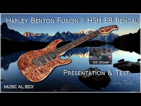 Harley Benton Fusion II HSH Présentation et Test avec le HX Stomp (English subtitles) #harleybenton