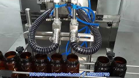Viscous Filling and Capping Machine - Viscous Liquid Filling - Gel Filling Machine - Bhavani
